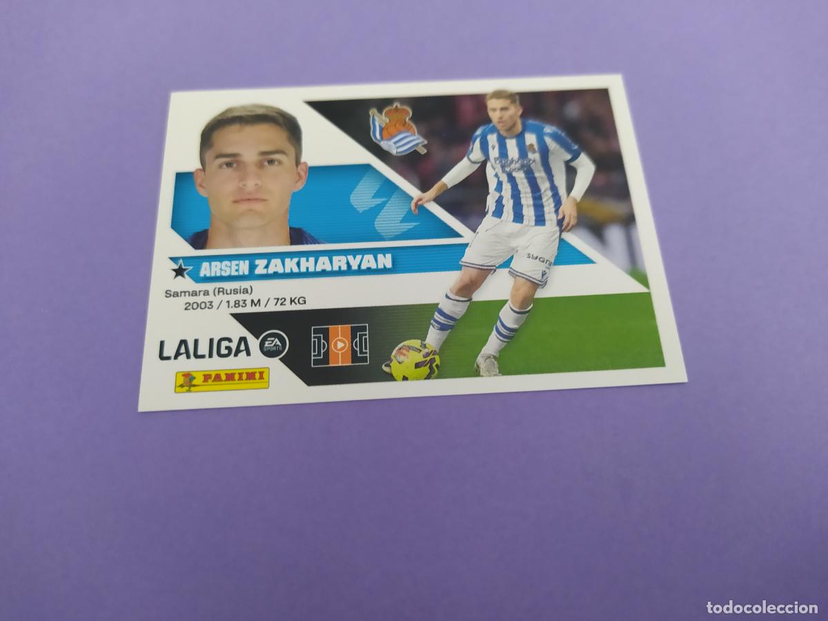 Cromos de f&uacute;tbol: LIGA ESTE 2026 2027 26 27 NUEVO SIN PEGAR -2 EDICION N&ordm;13 B ZAKHARYAN REAL SOCIEDAD