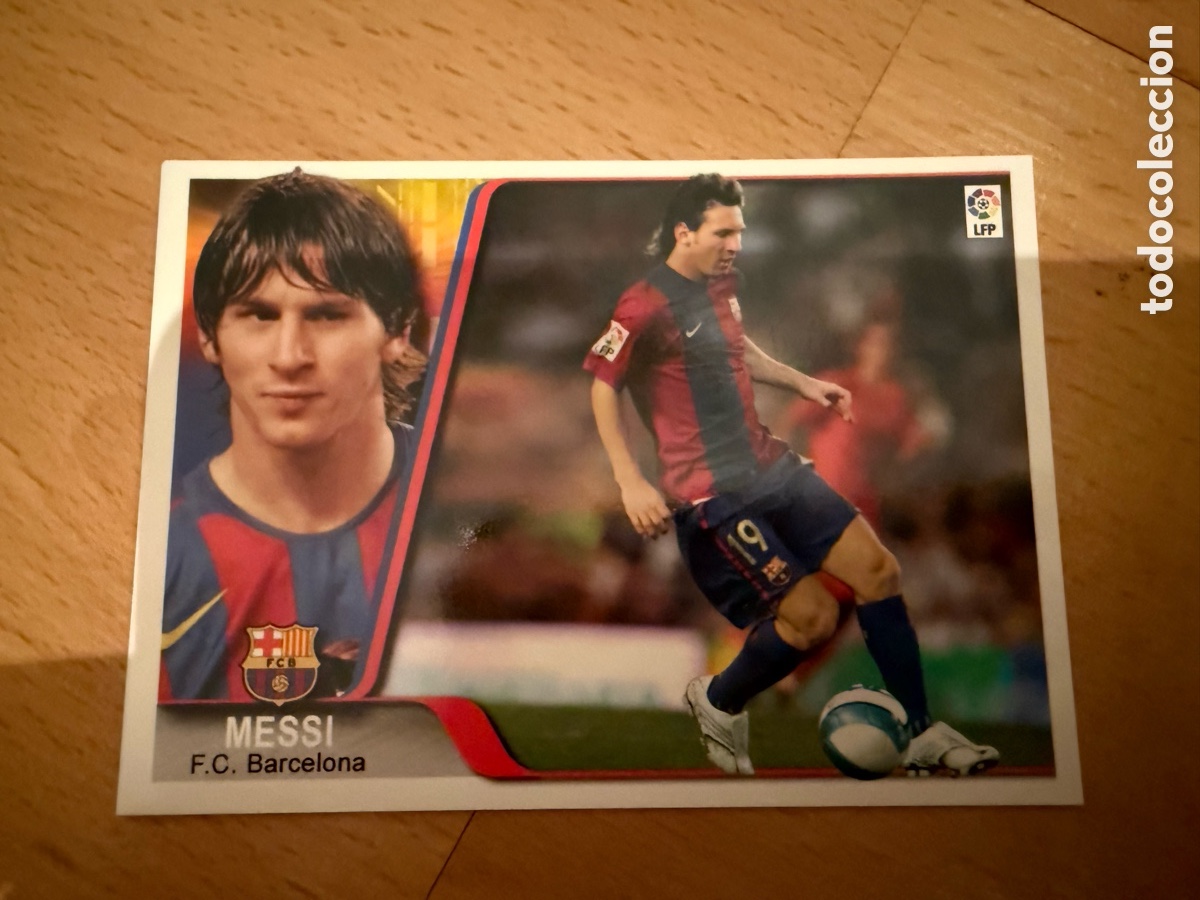 Cromos de f&uacute;tbol: Ediciones Estadio . 07-08. 33. MESSI