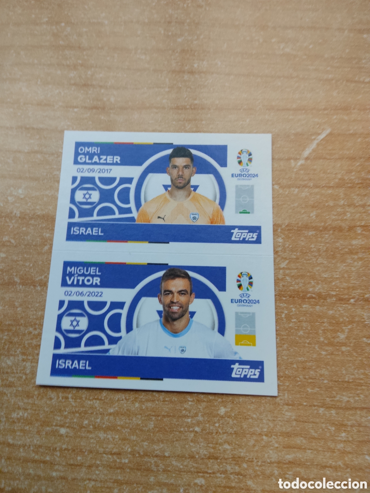 Cromos de Futebol: 2 y 3 GLAZER Y VITOR ISRAEL EURO 2024 TOPPS