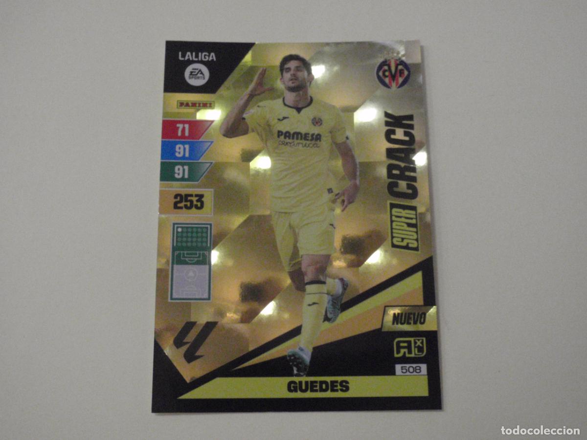 Figurine di Calcio: 508 GUEDES Villarreal NUEVO SUPER CRACK. Trading card LIGA Adrenalyn XL 2023 2024 Panini. 23 24