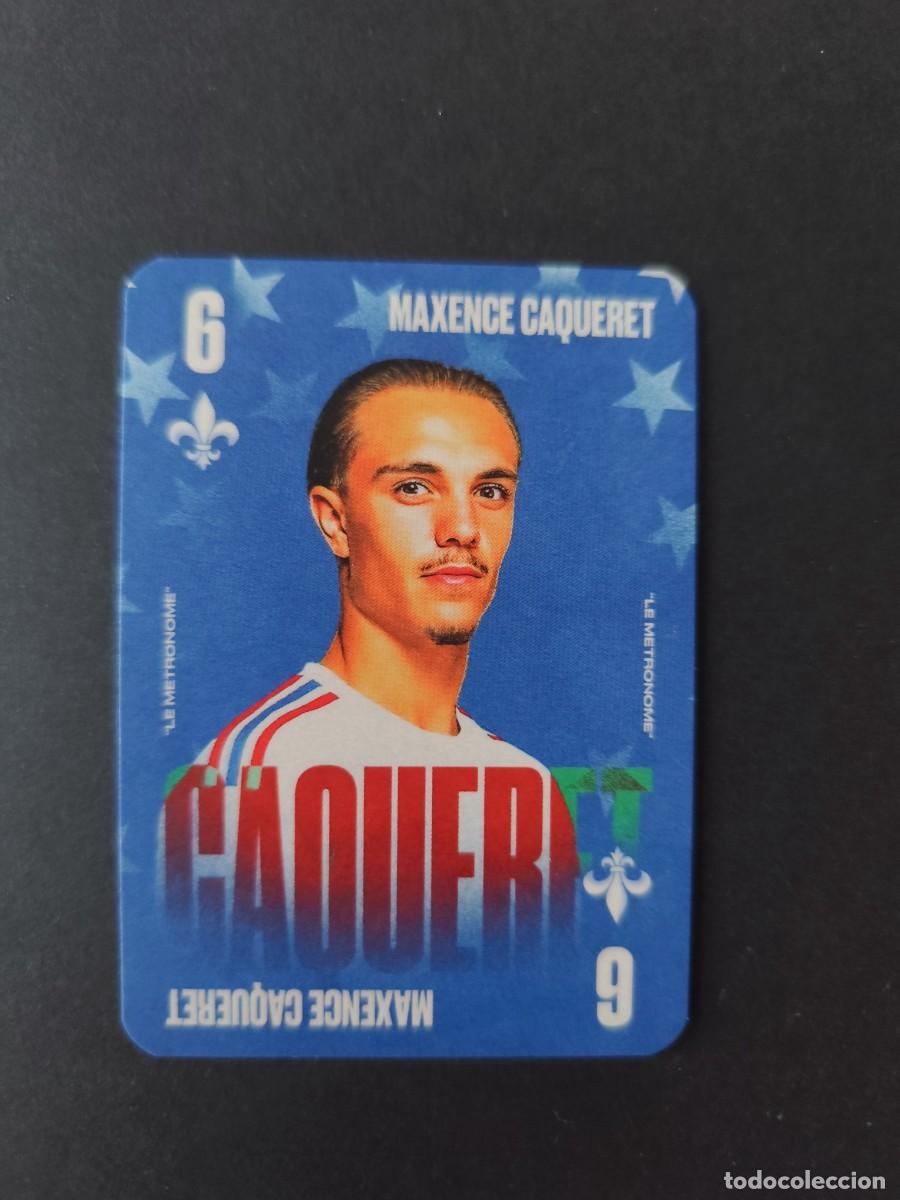 Figurine di Calcio: MAXENCE CAQUERET STANDARD CARD CLUB LEGACYZ 2026 LYON COMO FRANCIA
