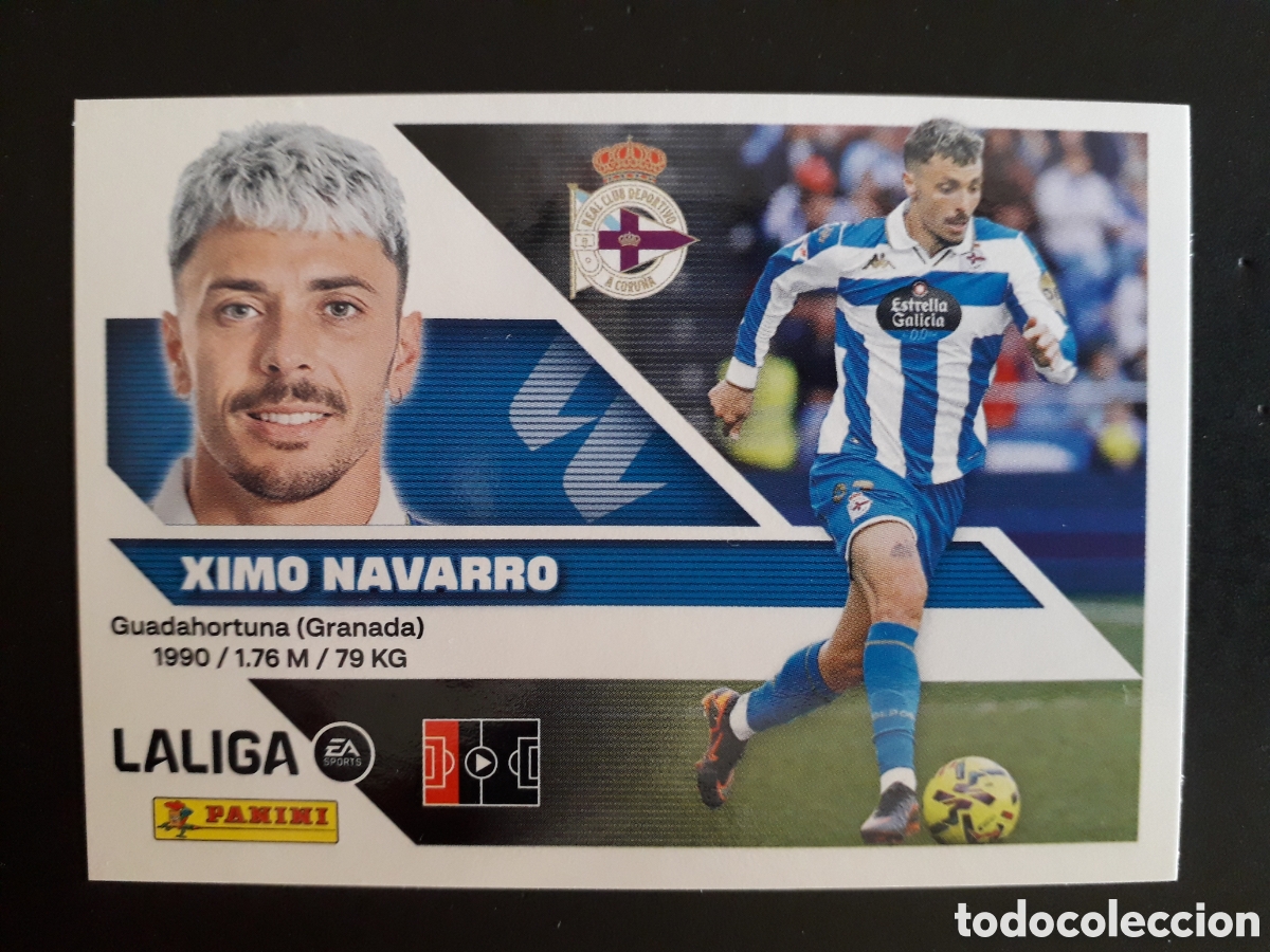 Figurine di Calcio: XIMO NAVARRO DEPORTIVO DE LA CORU&Ntilde;A N&deg; 9A ED ESTE 2026 2027 26 27 SIN PEGAR PEDIDO M&Iacute;NIMO 3&euro;