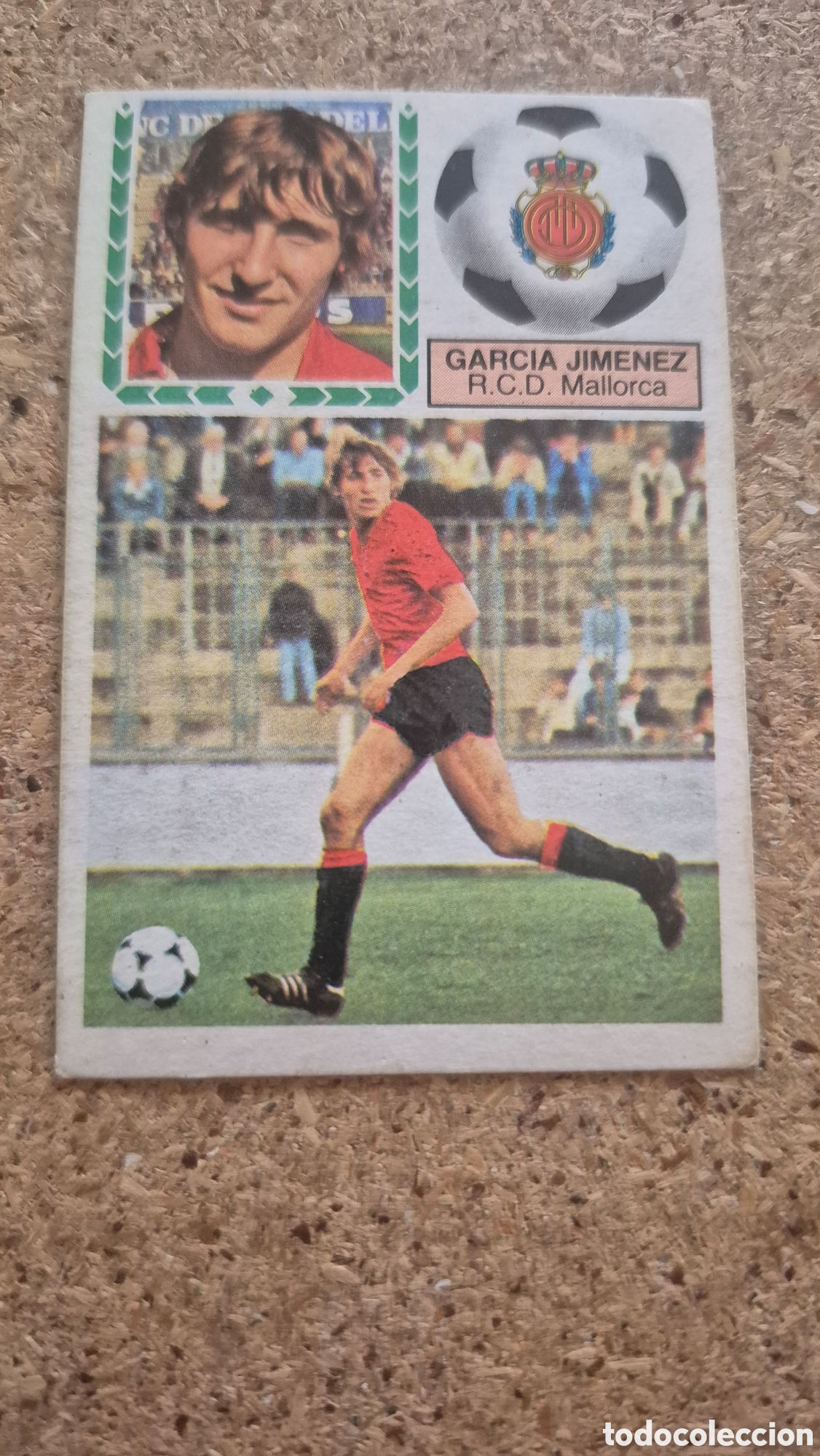Figurine di Calcio: Cromo de f&uacute;tbol LIGA ESTE 83-84 1983-1984: GARC&Iacute;A JIM&Eacute;NEZ (Mallorca), &uacute;ltimos fichajes N&ordm; 18