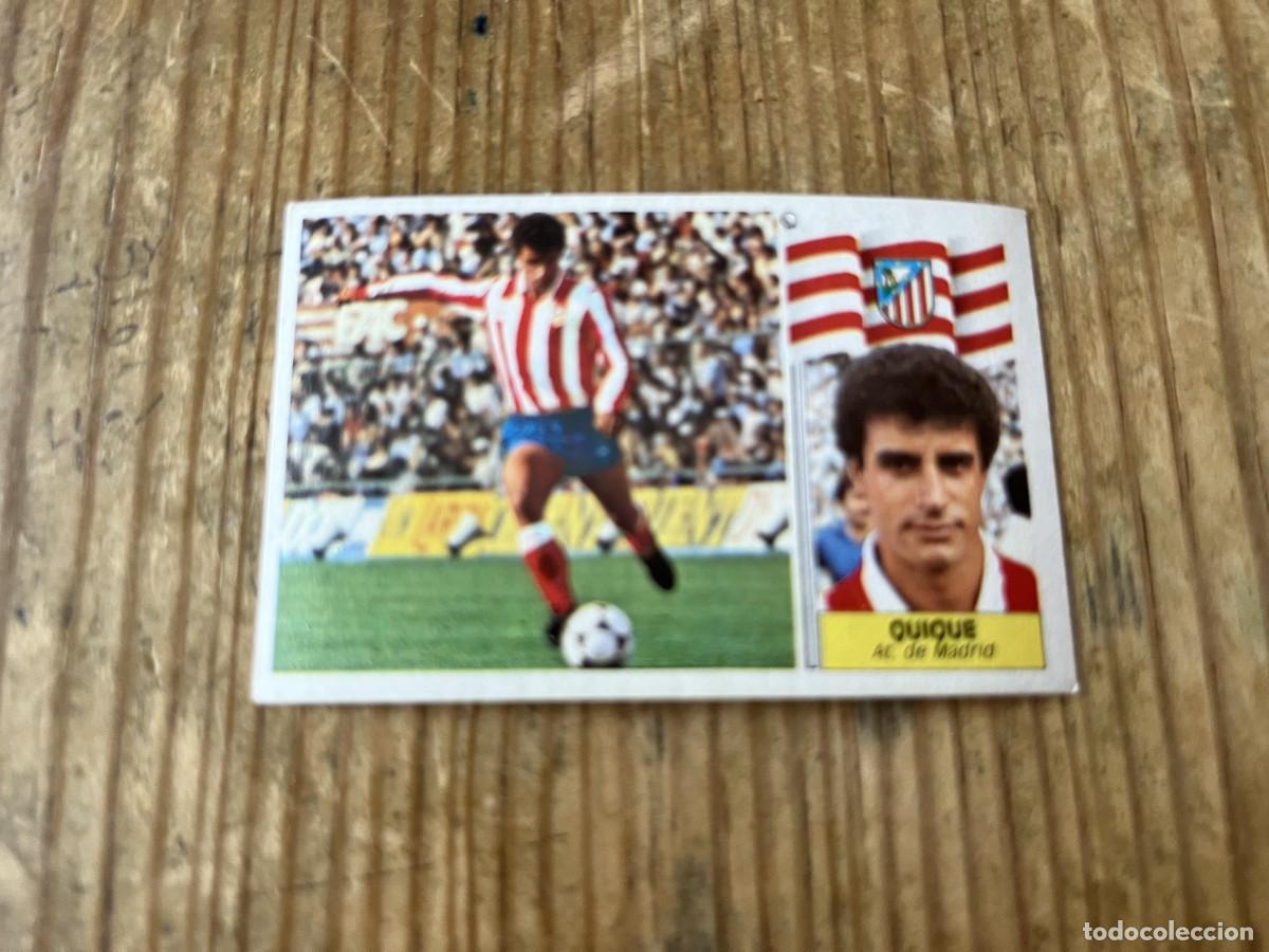 Cromos de f&uacute;tbol: CROMO DESPEGADO ALBUM LIGA ESTE 86 87 1986 1987 ATLETICO MADRID QUIQUE