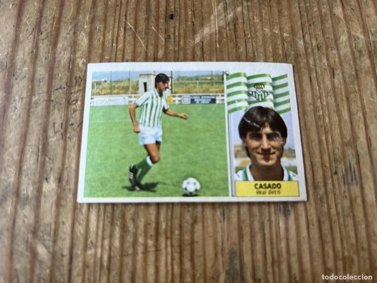 Cromos de f&uacute;tbol: CROMO DESPEGADO ALBUM LIGA ESTE 86 87 1986 1987 REAL BETIS CASADO