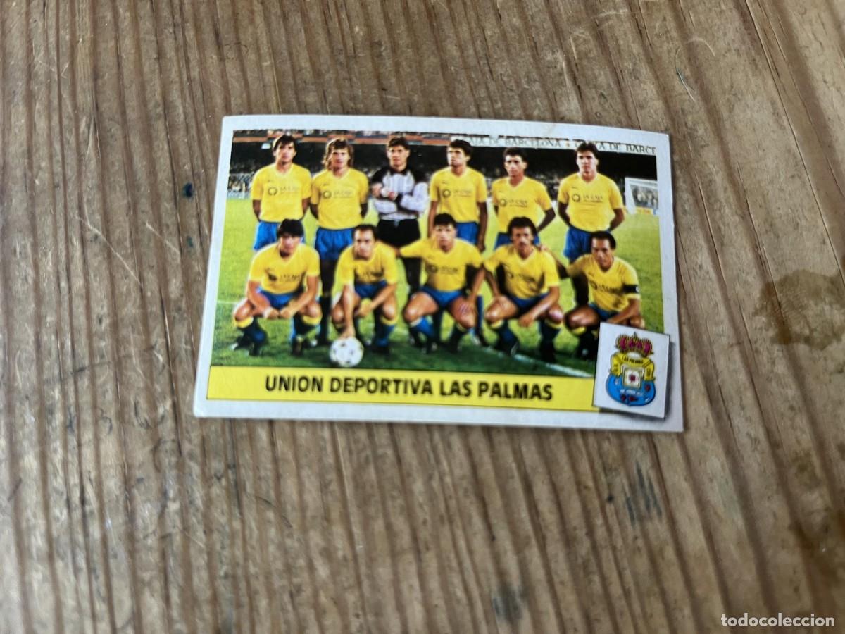 Cromos de f&uacute;tbol: CROMO DESPEGADO ALBUM LIGA ESTE 86 87 1986 1987 ALINEACION LAS PALMAS