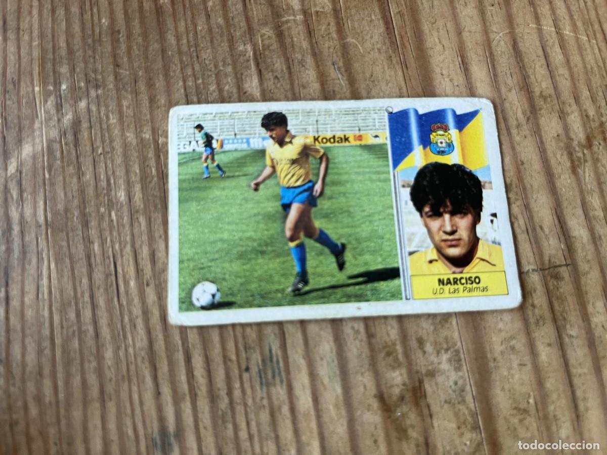 Football Stickers: CROMO SIN PEGAR NUNCA PEGADO ALBUM LIGA ESTE 86 87 1986 1987 LAS PALMAS NARCISO