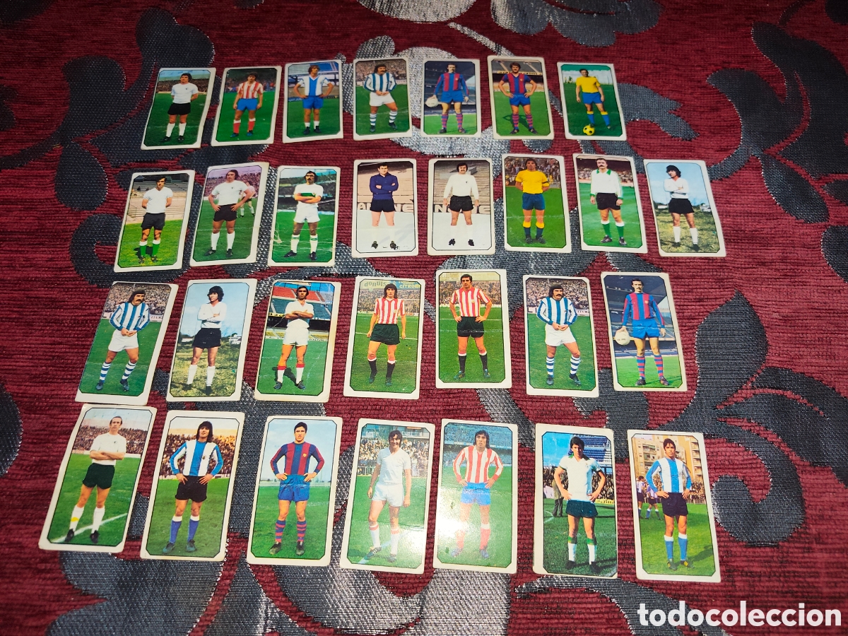 Cromos de f&uacute;tbol: Lote 29 Cromos F&uacute;tbol LIGA 77/78 - Colecci&oacute;n Ediciones ESTE - Originales Vintage