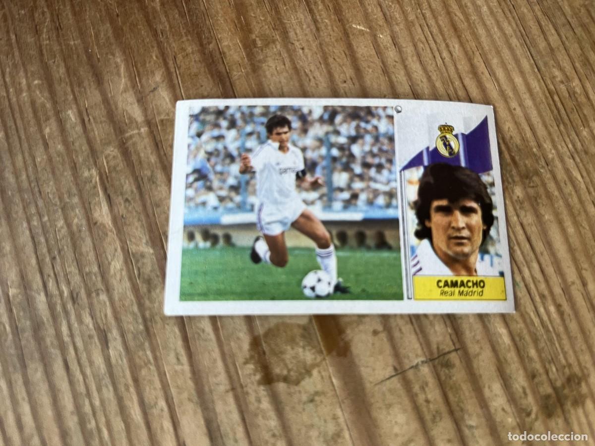 Figurine di Calcio: CROMO DESPEGADO ALBUM LIGA ESTE 86 87 1986 1987 REAL MADRID CAMACHO