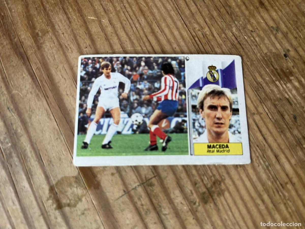 Figurine di Calcio: CROMO SIN PEGAR NUNCA PEGADO ALBUM LIGA ESTE 86 87 1986 1987 REAL MADRID MACEDA