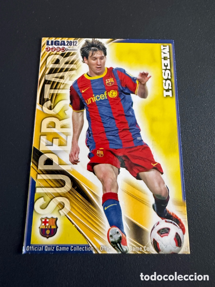 Figurine di Calcio: MUNDICROMO 2012. Superstar. MESSI. Mate liso.