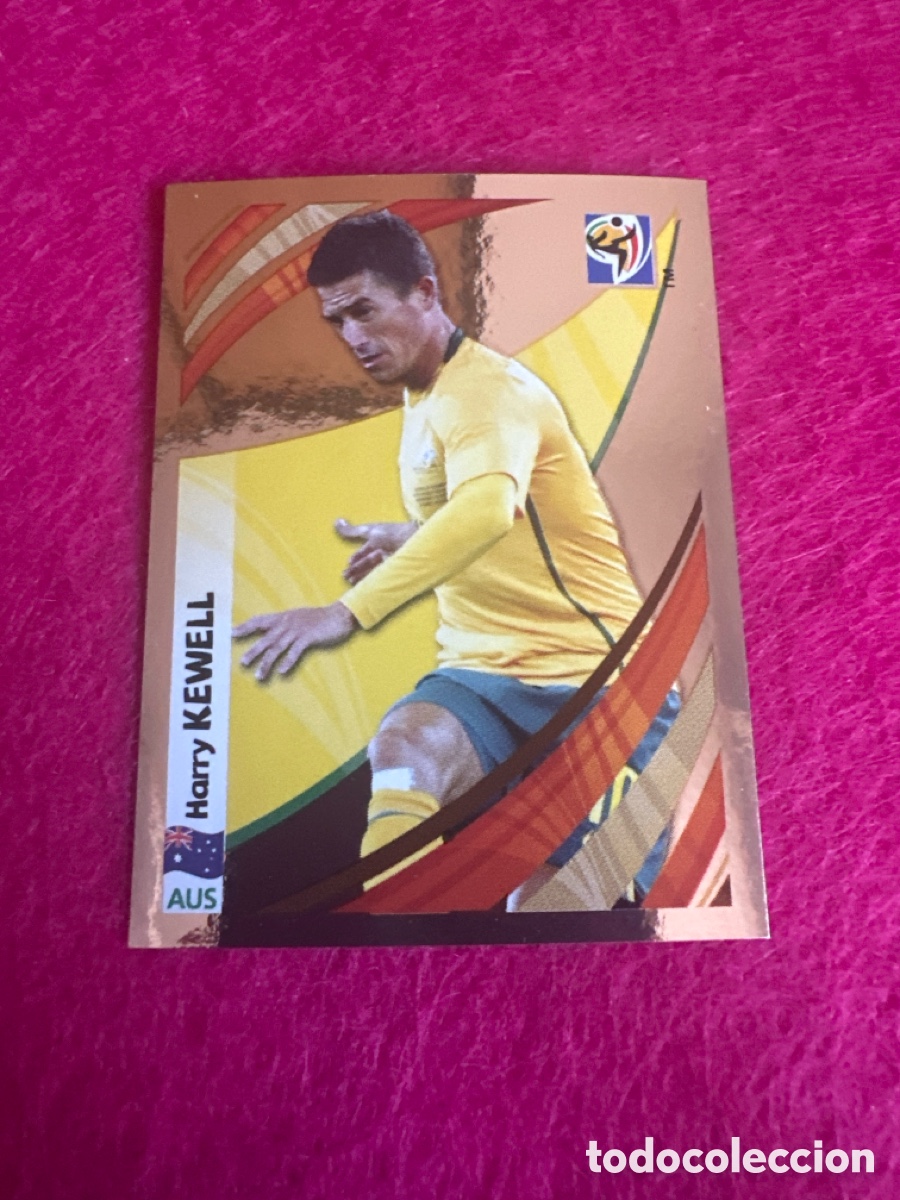 Cromos de Futebol: KEWELL(AUSTRALIA) MUNDIAL SUDAFRICA 2010 SERIE ESPECIAL METALIZADA LETRA E RARO!!!