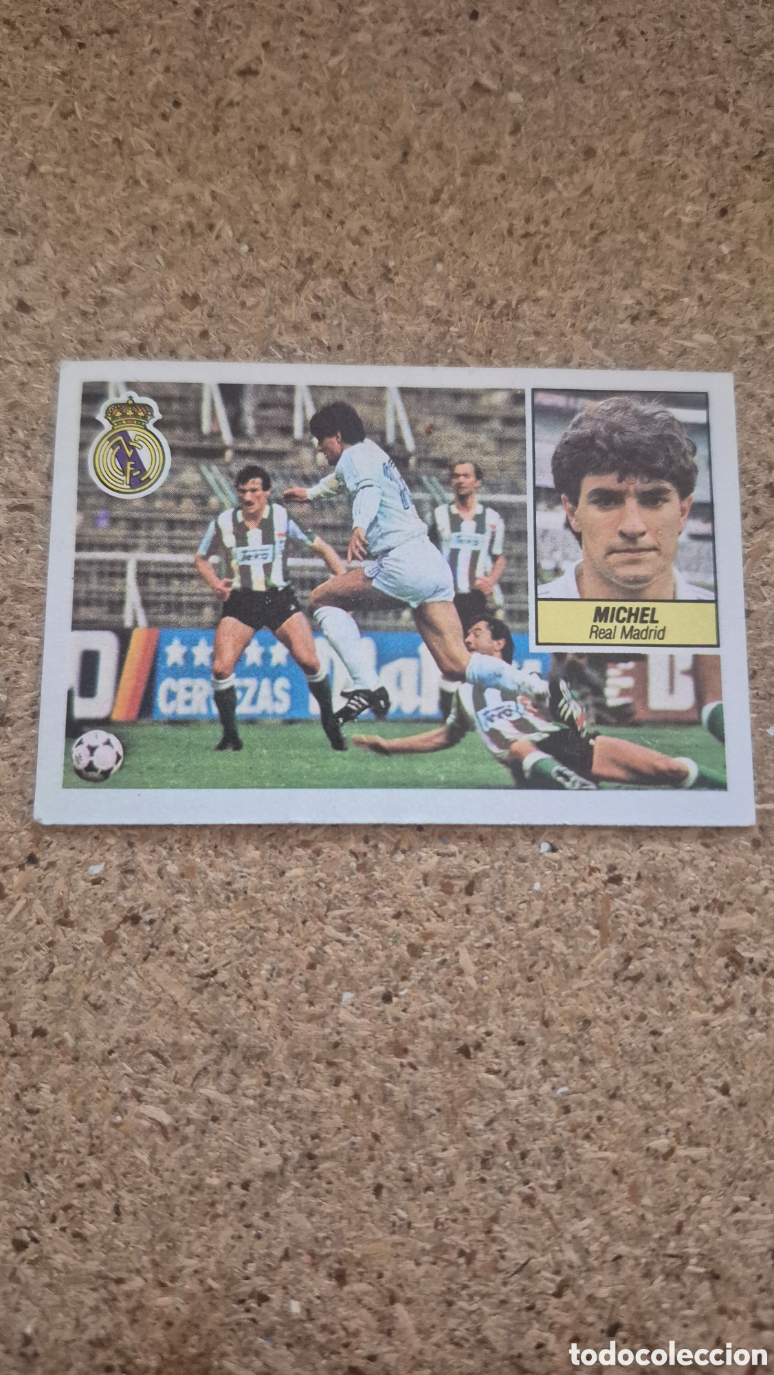 Cromos de f&uacute;tbol: EDICIONES ESTE LIGA 84 85 1984 1985 CROMO DESPEGADO FICHAJE N&ordm; 6 MICHEL REAL MADRID