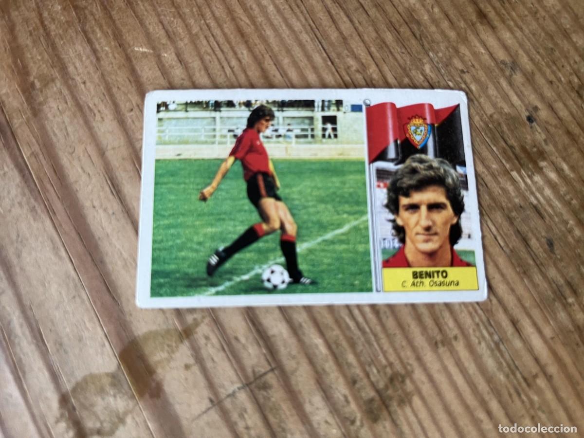 Cromos de f&uacute;tbol: CROMO SIN PEGAR NUNCA PEGADO ALBUM LIGA ESTE 86 87 1986 1987 OSASUNA BENITO