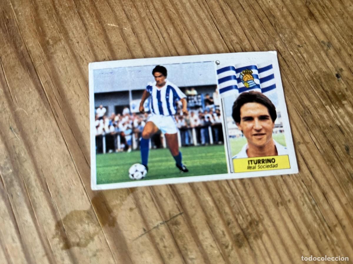 Cromos de f&uacute;tbol: CROMO SIN PEGAR NUNCA PEGADO ALBUM LIGA ESTE 86 87 1986 1987 REAL SOCIEDAD ITURRINO
