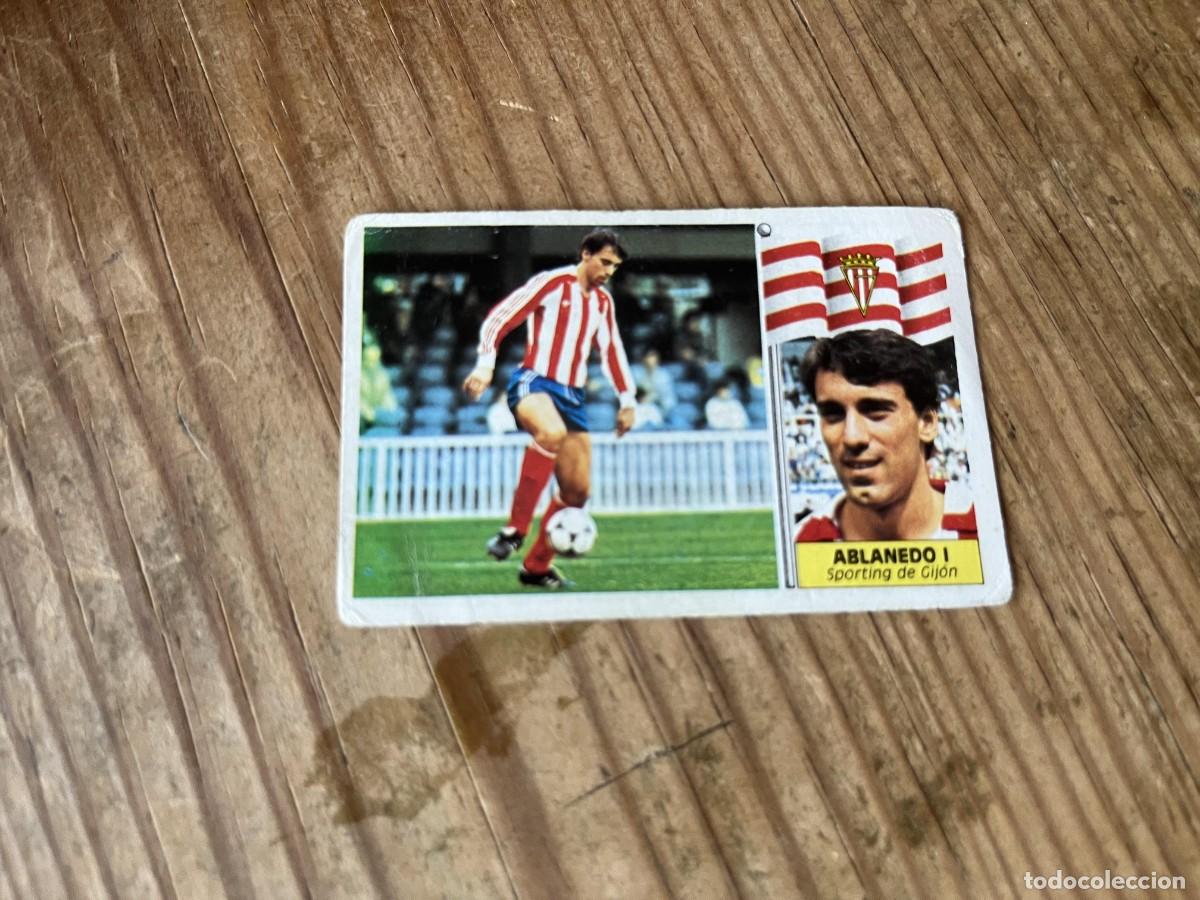 Cromos de f&uacute;tbol: CROMO SIN PEGAR NUNCA PEGADO ALBUM LIGA ESTE 86 87 1986 1987 SPORTING GIJON ABLANEDO I