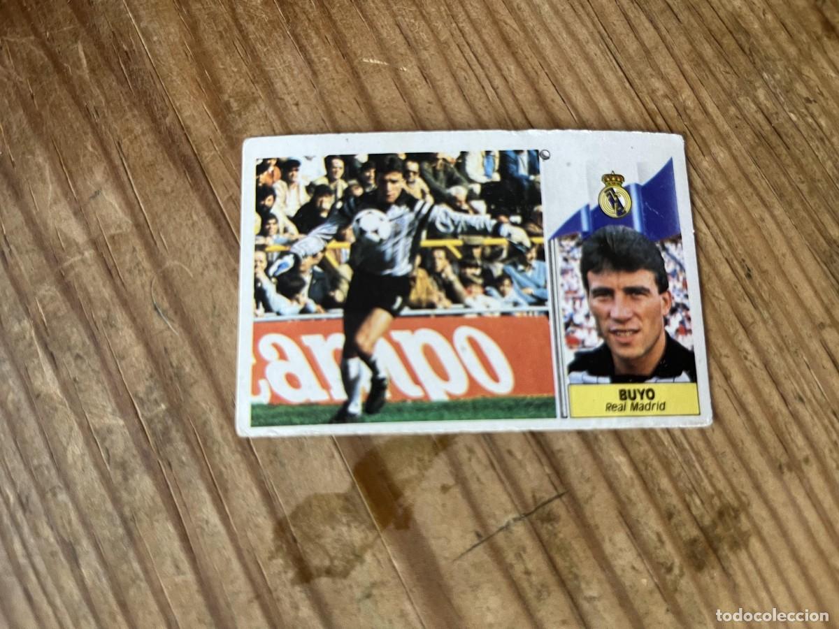 Cromos de f&uacute;tbol: CROMO DESPEGADO ALBUM LIGA ESTE 86 87 1986 1987 ULTIMOS FICHAJES # 3 REAL MADRID PACO BUYO