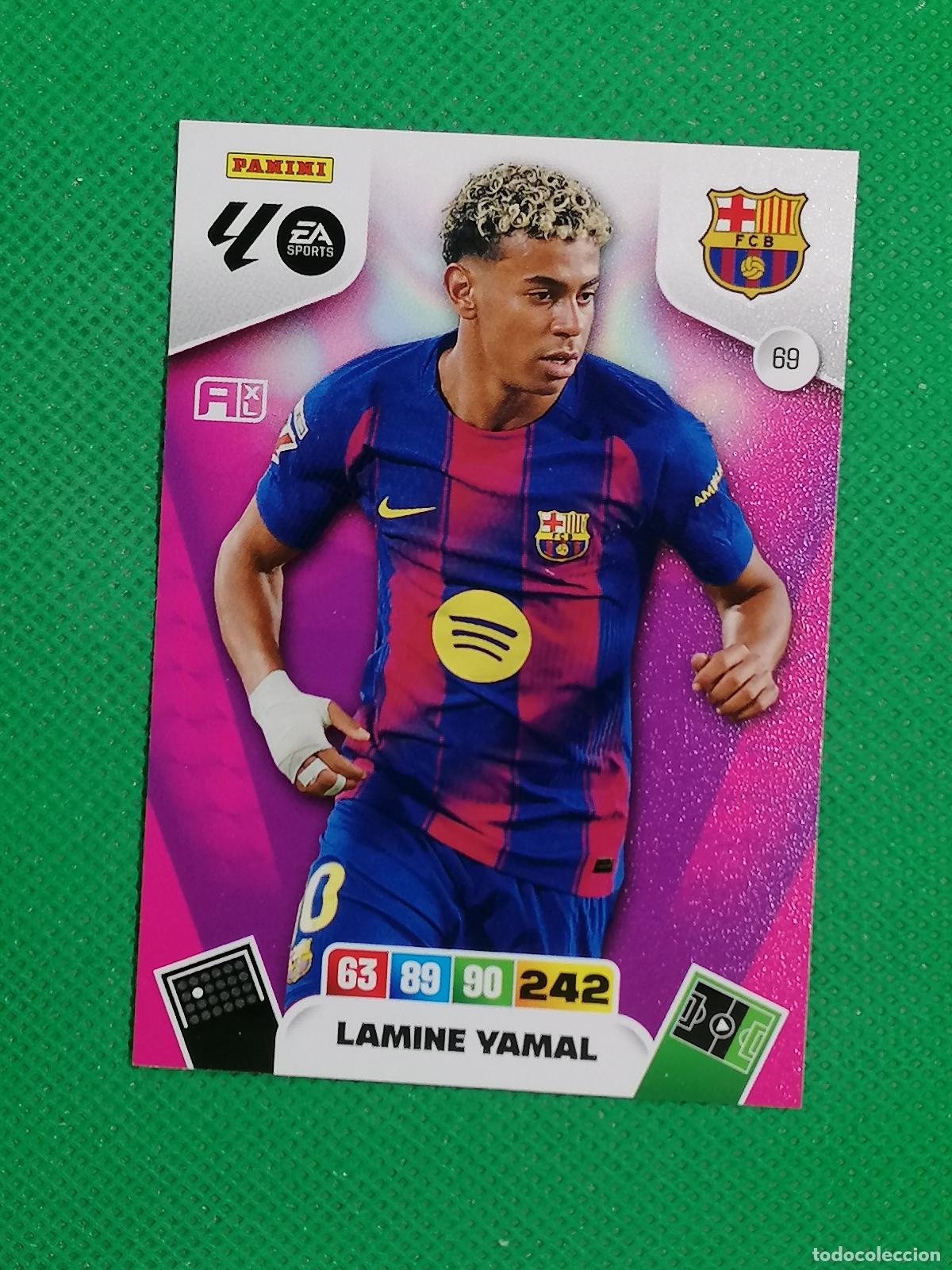 Cromos de f&uacute;tbol: 69 LAMINE YAMAL BARCELONA ⚽ LIGA ADRENALYN XL 2025 2026 25 26 ⚽
