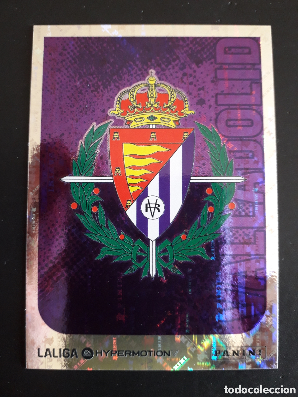 Cromos de f&uacute;tbol: ESCUDO VALLADOLID N&deg; 382 LALIGA HYPERMOTION 25 26 2025 2026 PANINI SIN PEGAR PEDIDO M&Iacute;NIMO 3&euro;