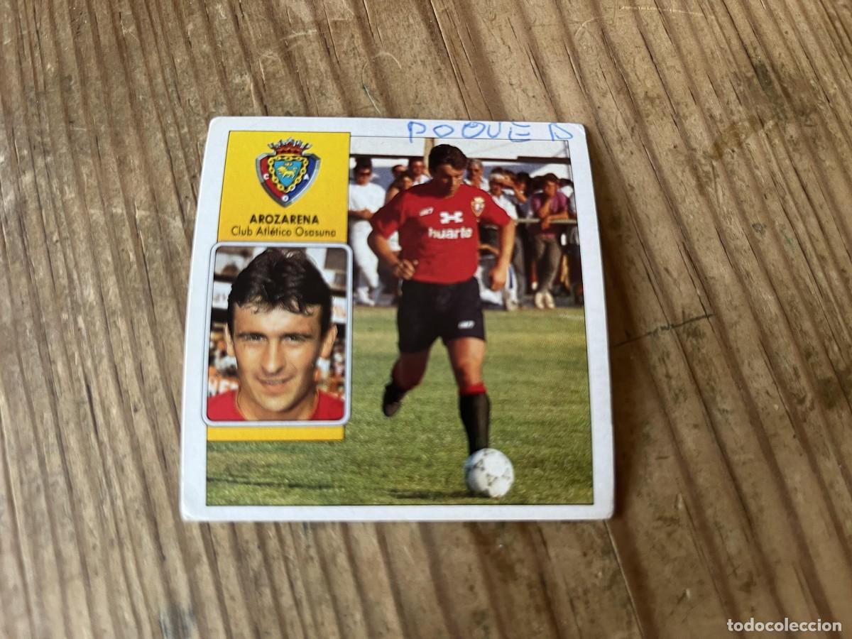 Cromos de f&uacute;tbol: CROMO SIN PEGAR NUNCA PEGADO ALBUM LIGA ESTE 92 93 1992 1993 OSASUNA AROZARENA