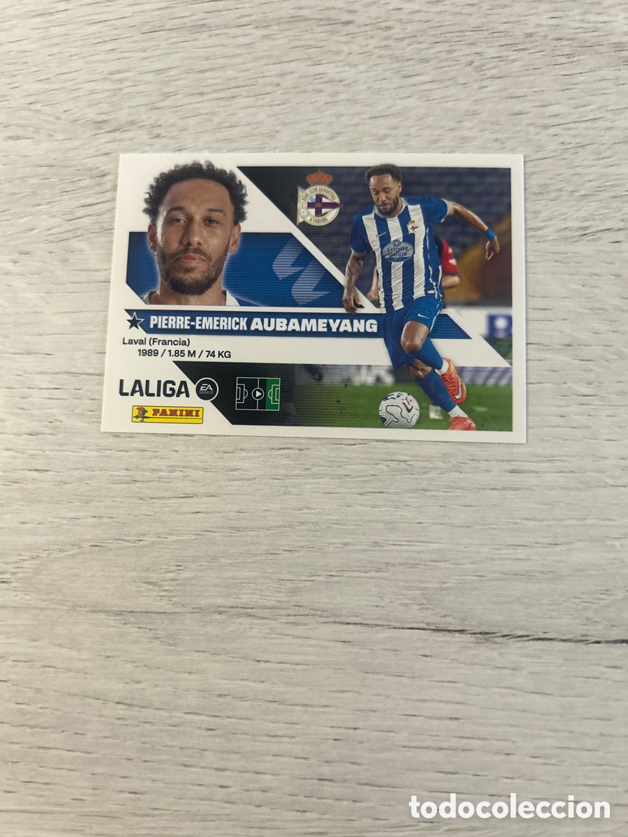 Cromos de f&uacute;tbol: Aubameyang 12 &Uacute;ltimos Fichajes Deportivo Segunda 2 Edici&oacute;n Liga Este 2026/27 26-27 Panini