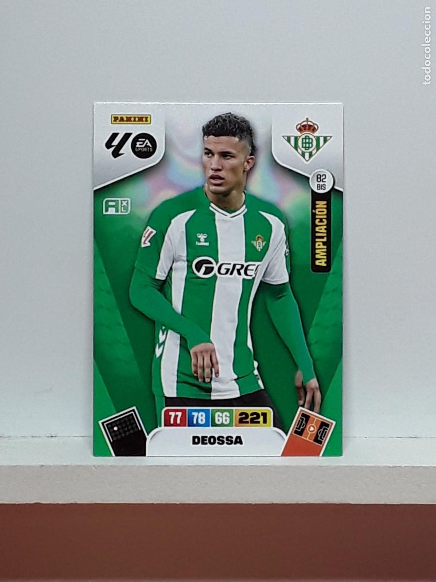 Cromos de f&uacute;tbol: ADRENALYN 2025 2026 25 26 ALBUM PANINI LIGA N 82BIS 82 BIS BETIS LIMITADA DEOSSA