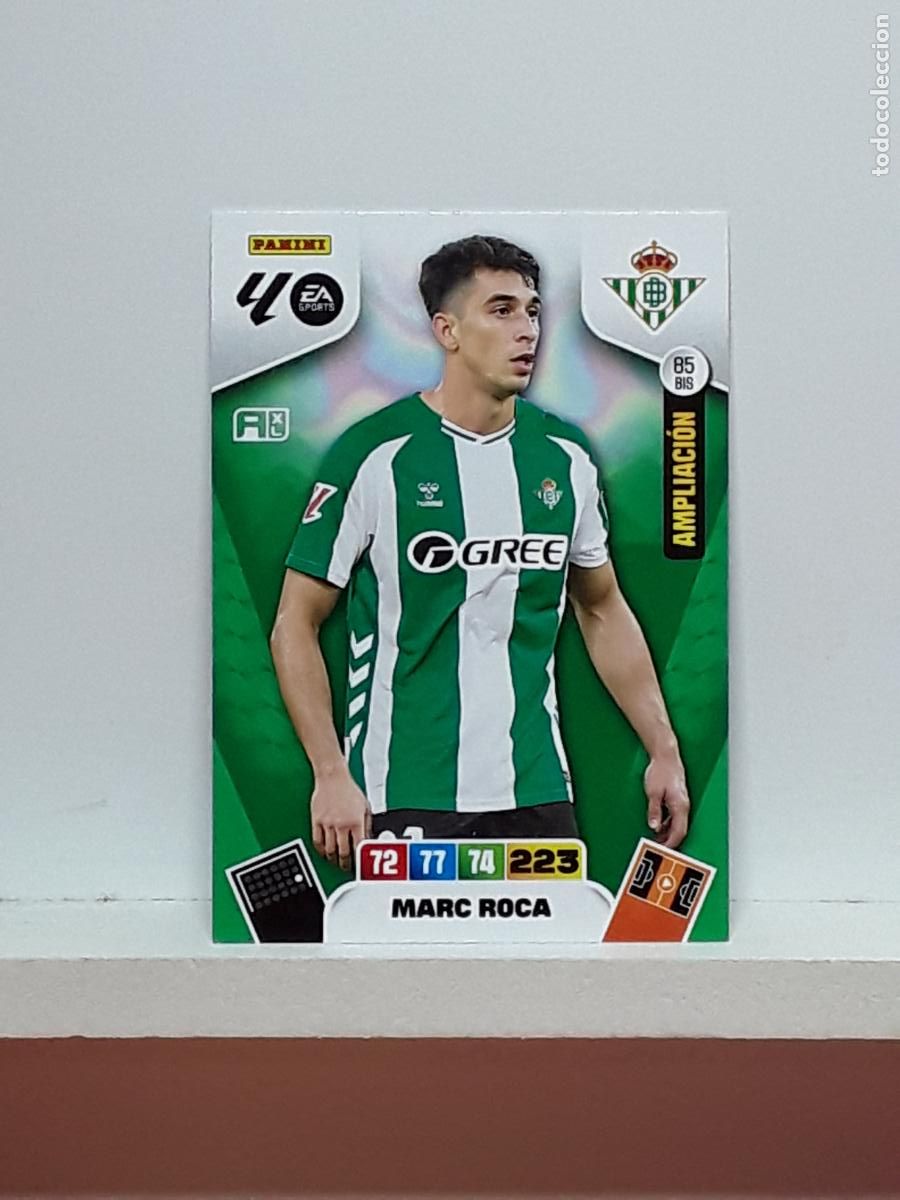 Cromos de f&uacute;tbol: ADRENALYN 2025 2026 25 26 ALBUM PANINI LIGA N 85BIS 85 BIS BETIS LIMITADA MARC ROCA