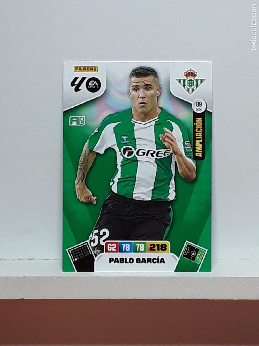 Cromos de f&uacute;tbol: ADRENALYN 2025 2026 25 26 ALBUM PANINI LIGA N 86BIS 86 BIS BETIS LIMITADA PABLO GARCIA