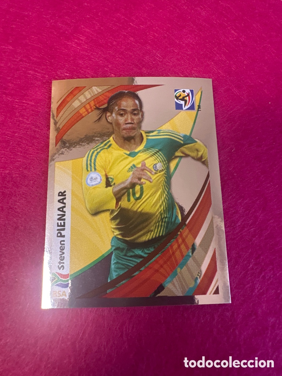 Cartes &agrave; collectionner de Football: PIENAAR(SUDAFRICA) MUNDIAL SUDAFRICA 2010 SERIE ESPECIAL METALIZADA LETRA T RARO!!!