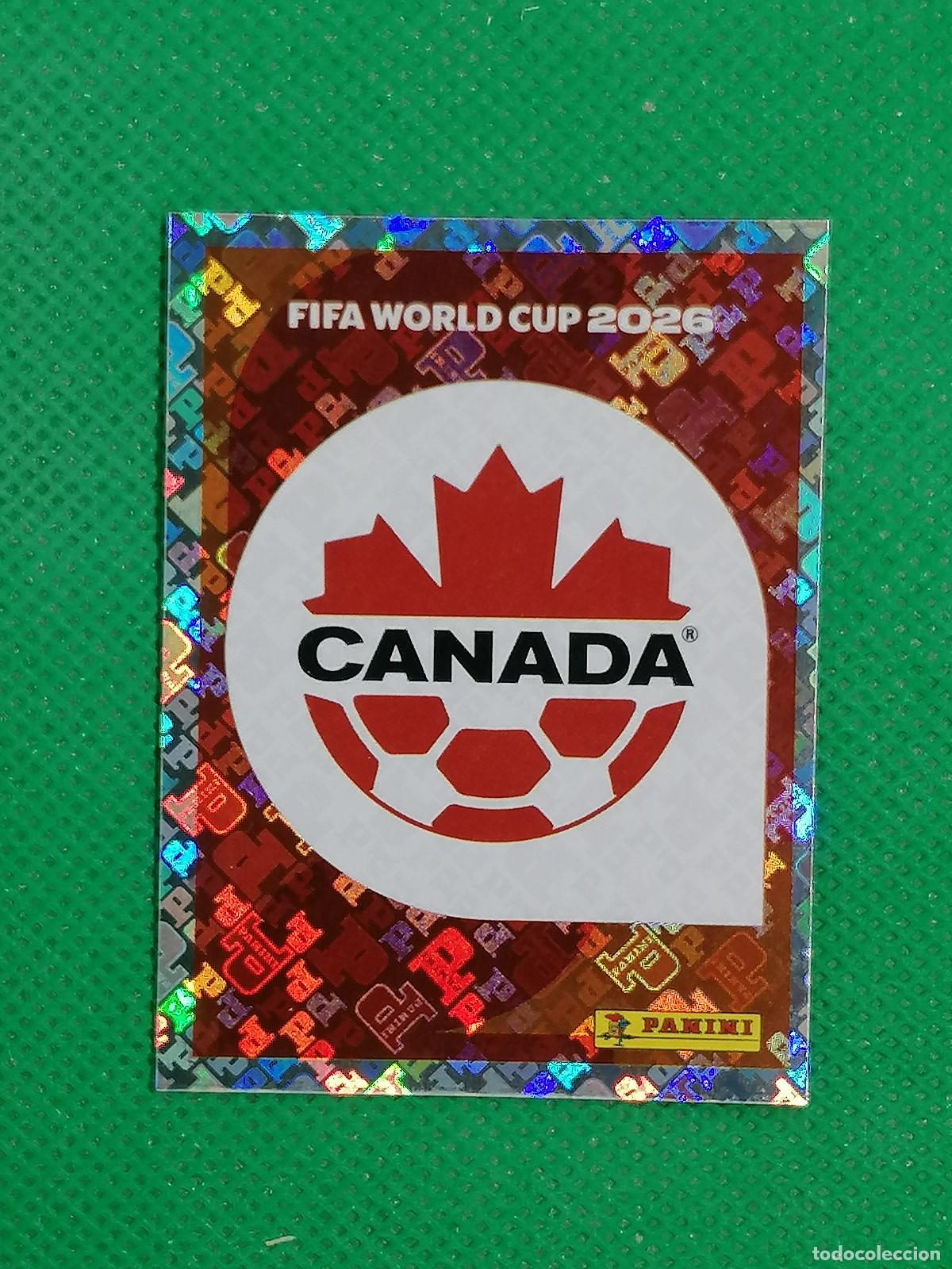 Cromos de f&uacute;tbol: CAN 1 CAN1 ESCUDO CANADA ⚽ PANINI FIFA MUNDIAL WORLD CUP 26 2026 STICKER ⚽