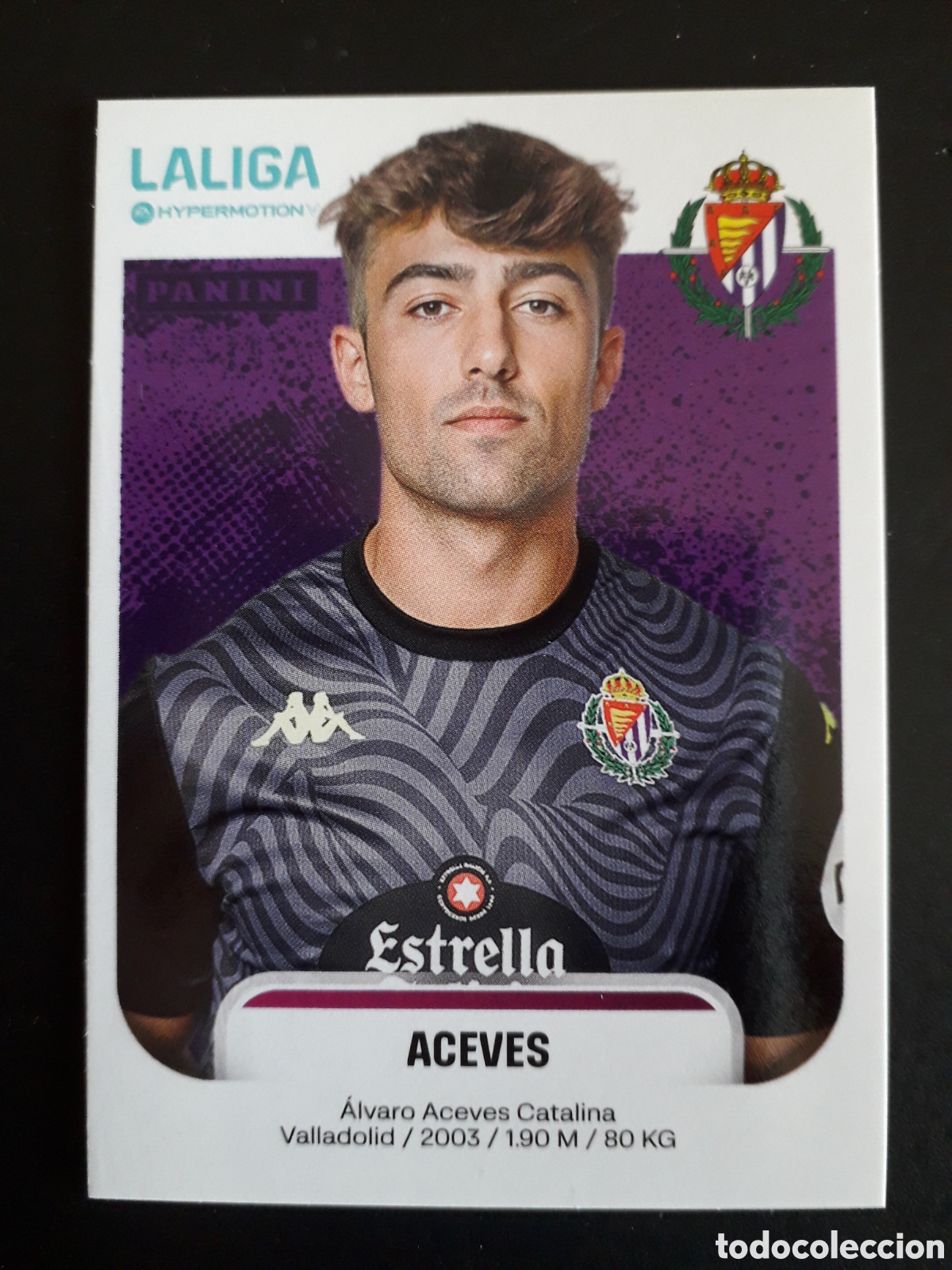 Cartes &agrave; collectionner de Football: ACEVES VALLADOLID N&deg; 385 LALIGA HYPERMOTION 25 26 2025 2026 PANINI SIN PEGAR PEDIDO M&Iacute;NIMO 3&euro;