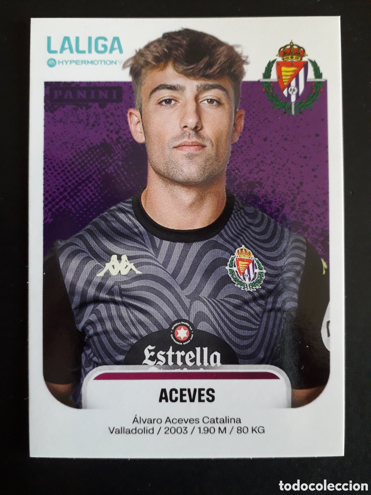 Cartes &agrave; collectionner de Football: ACEVES VALLADOLID N&deg; 385 LALIGA HYPERMOTION 25 26 2025 2026 PANINI SIN PEGAR PEDIDO M&Iacute;NIMO 3&euro;