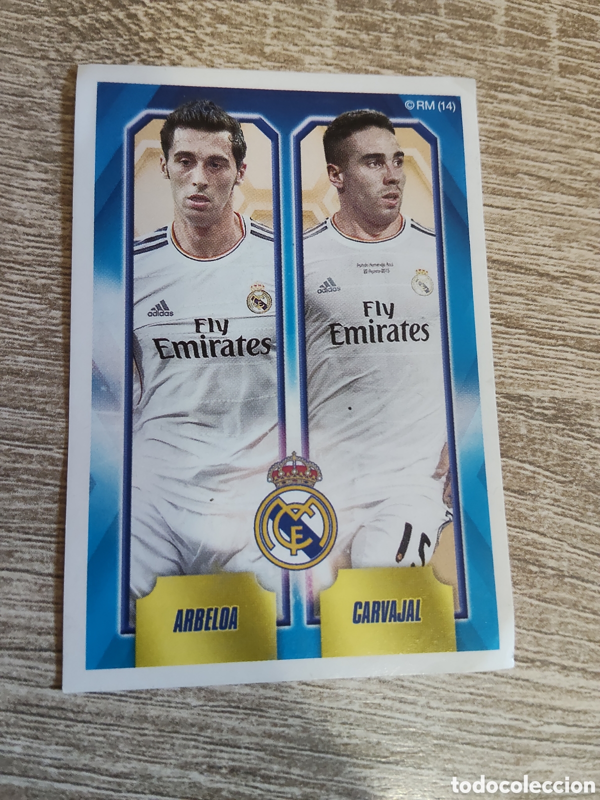 Figurine di Calcio: Panini Real Madrid liga 2013 2014 13 14 21 Arbeloa/Carvajal