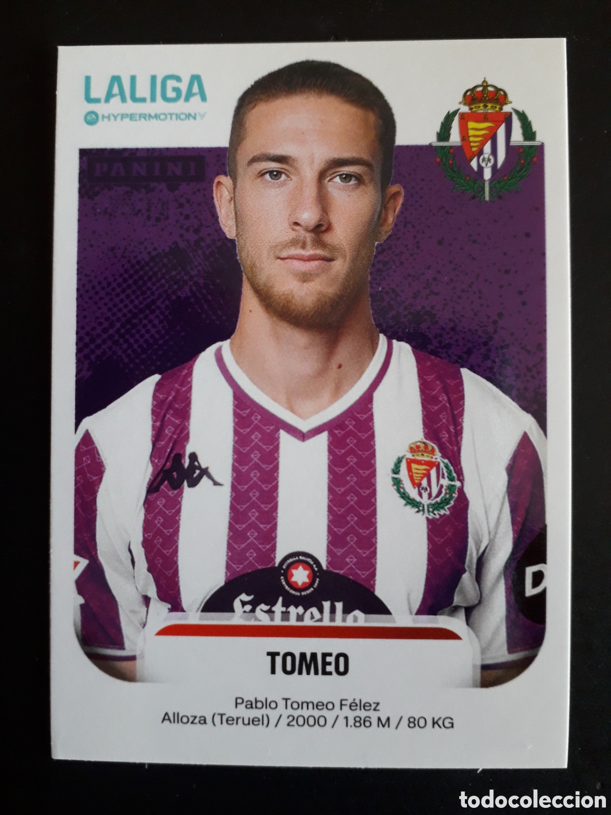 Figurine di Calcio: TOMEO VALLADOLID N&deg; 387 LALIGA HYPERMOTION 25 26 2025 2026 PANINI SIN PEGAR PEDIDO M&Iacute;NIMO 3&euro;