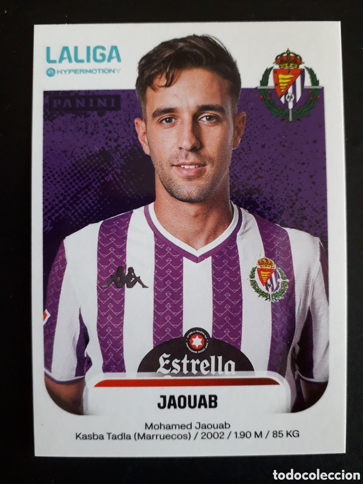 Cromos de f&uacute;tbol: JAOUAB VALLADOLID N&deg; 388 B LALIGA HYPERMOTION 25 26 2025 2026 PANINI SIN PEGAR PEDIDO M&Iacute;NIMO 3&euro;