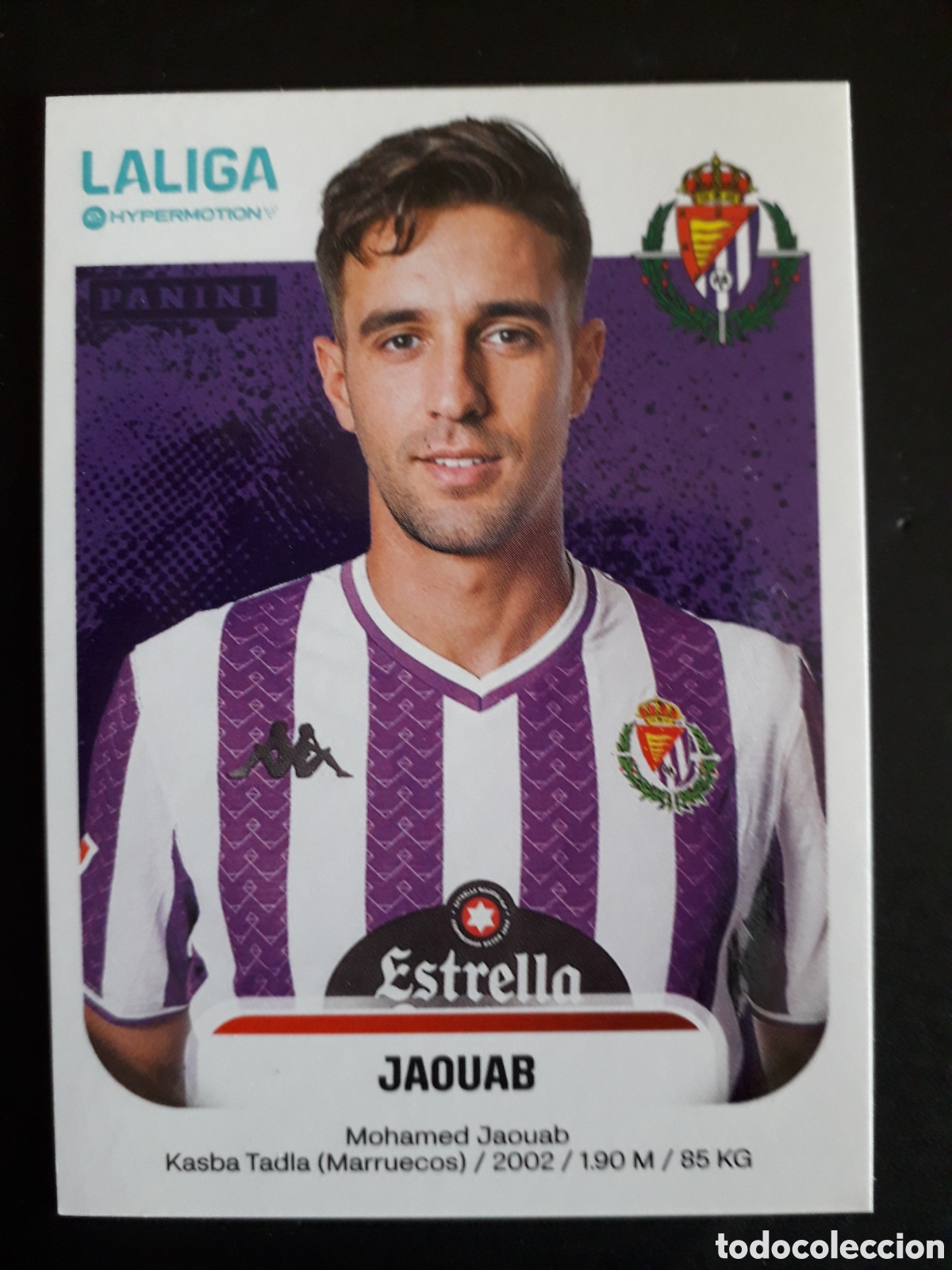 Cromos de f&uacute;tbol: JAOUAB VALLADOLID N&deg; 388 B LALIGA HYPERMOTION 25 26 2025 2026 PANINI SIN PEGAR PEDIDO M&Iacute;NIMO 3&euro;.