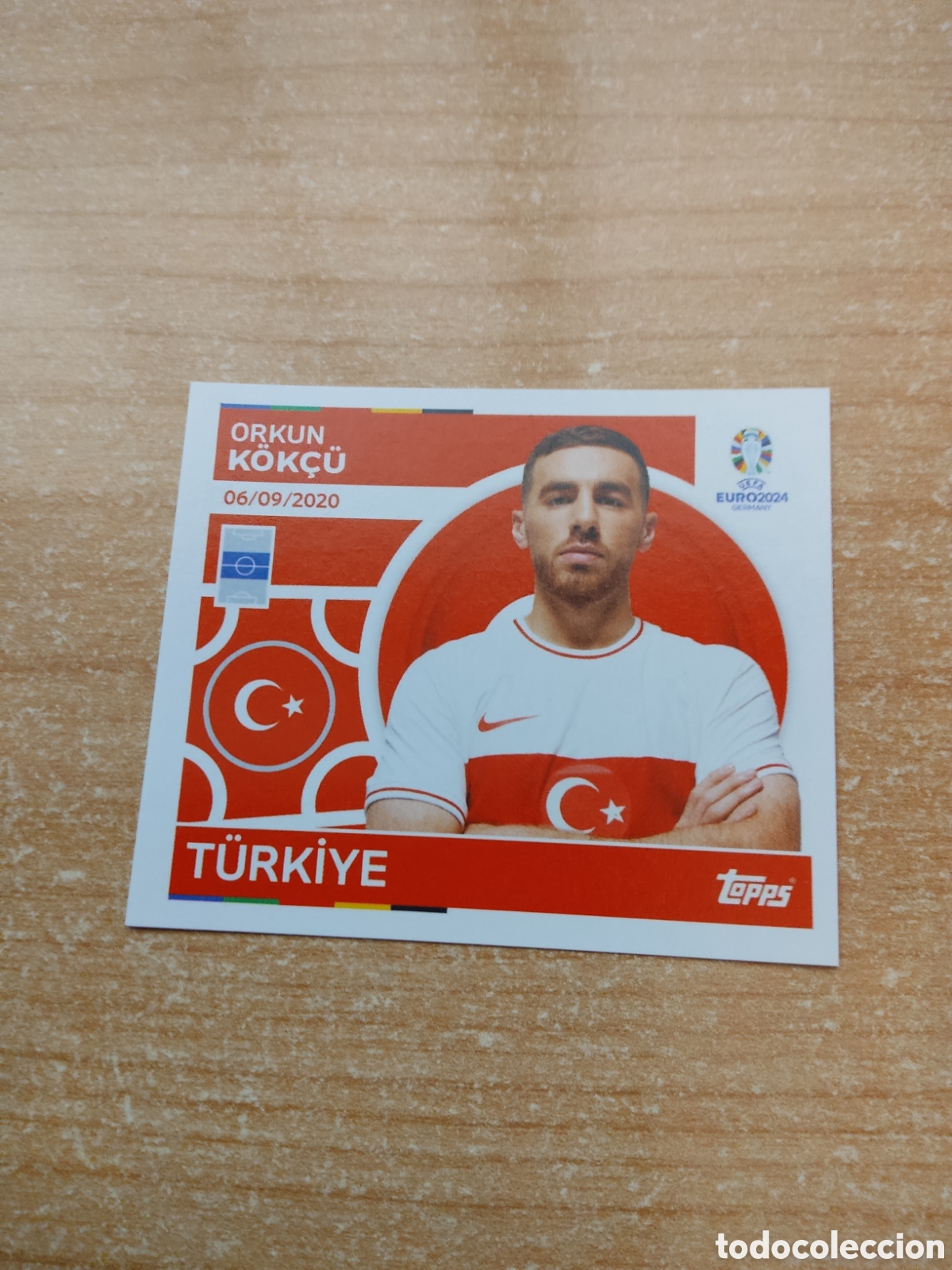 Cromos de f&uacute;tbol: 17 KOKCU TURQUIA EURO 2024 TOPPS