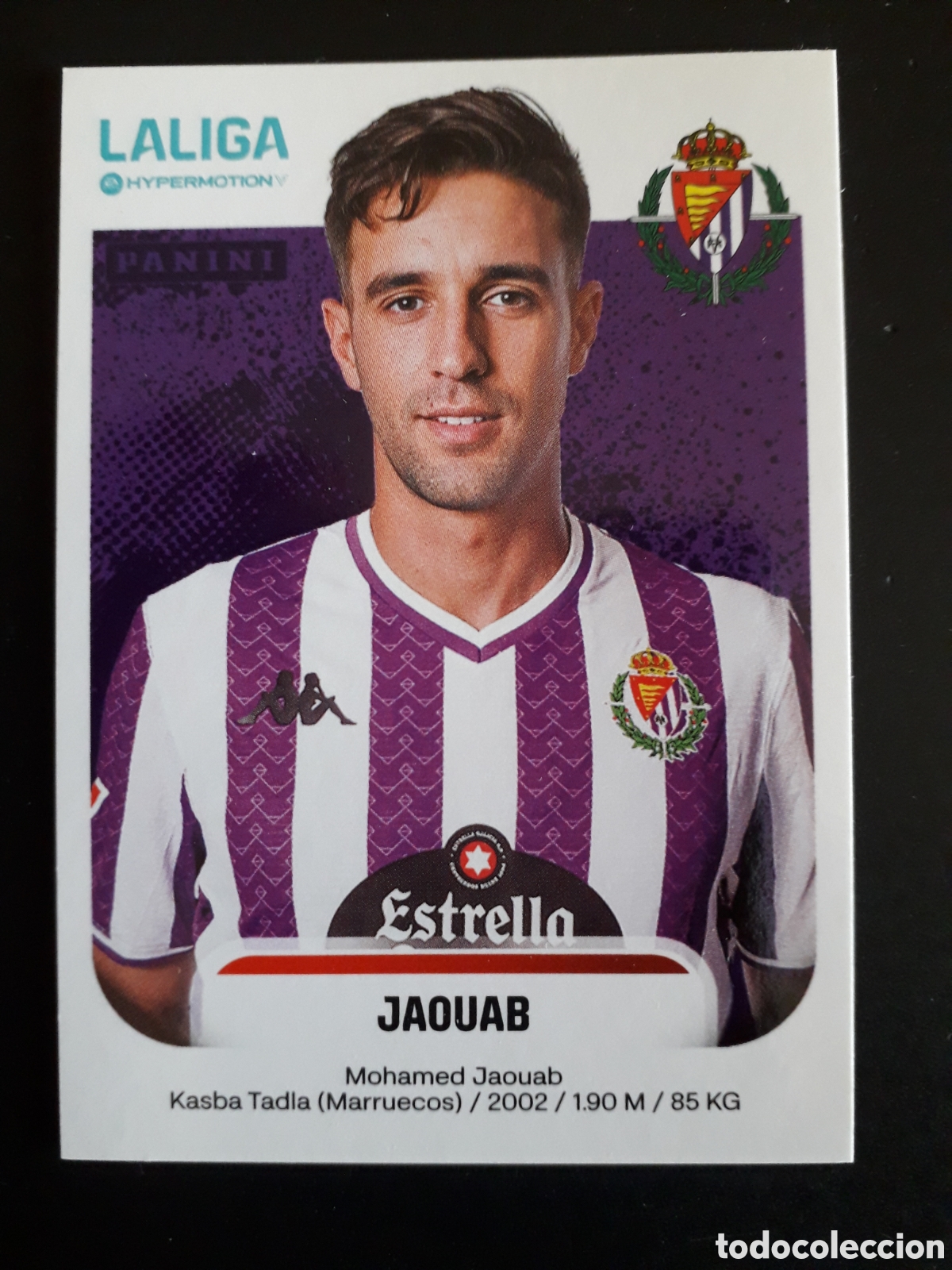 Cromos de f&uacute;tbol: JAOUAB VALLADOLID N&deg; 388 B LALIGA HYPERMOTION 25 26 2025 2026 PANINI SIN PEGAR PEDIDO M&Iacute;NIMO 3&euro;