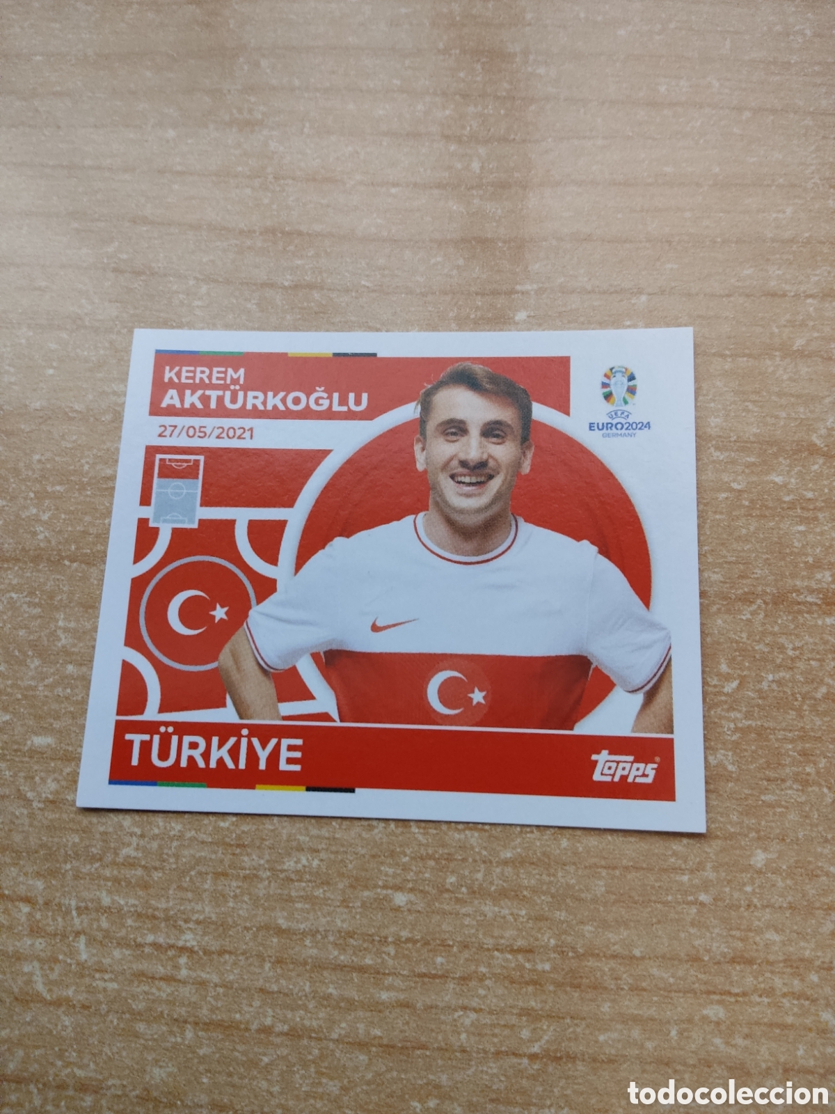 Cromos de f&uacute;tbol: 18 AKTURKOGLU TURQUIA EURO 2024 TOPPS