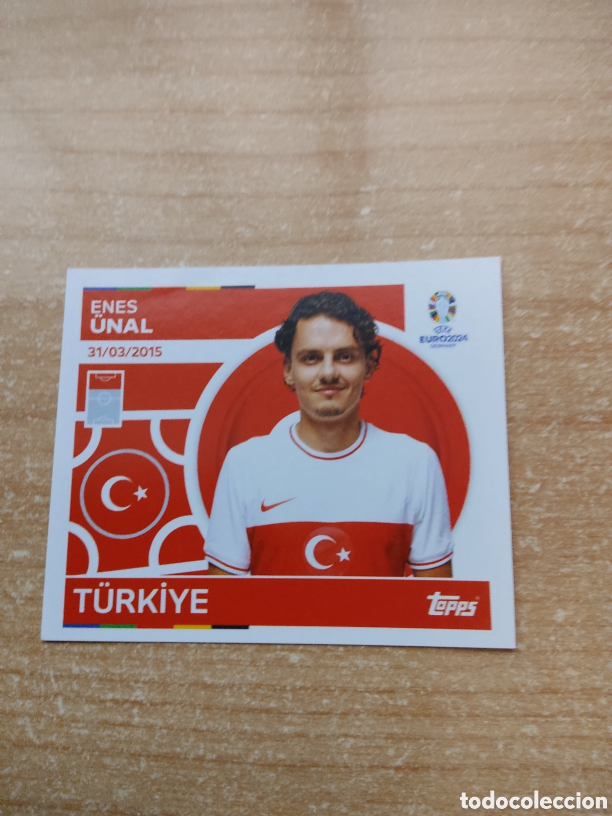 Cromos de f&uacute;tbol: 20 ENES UNAL TURQUIA EURO 2024 TOPPS