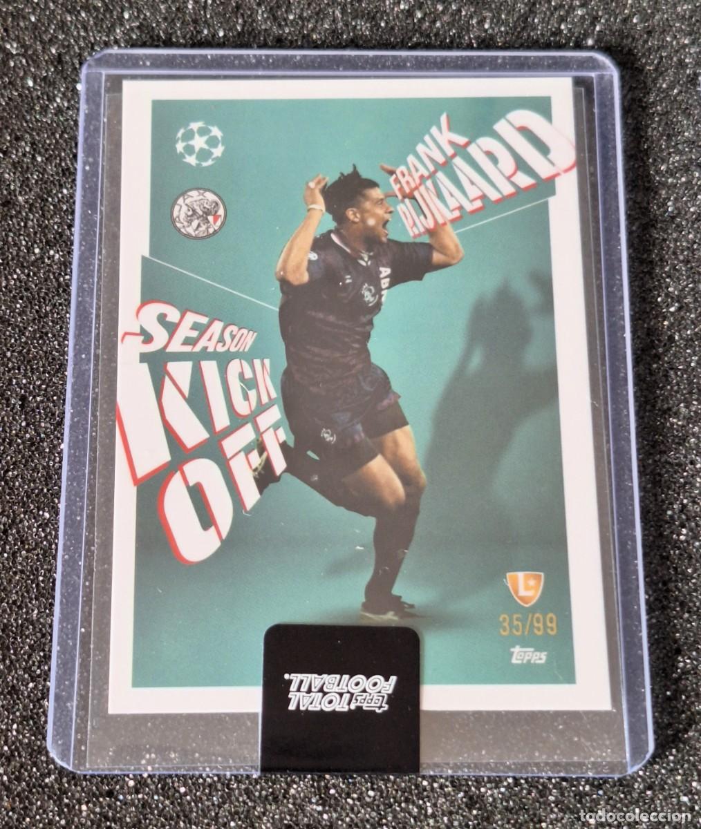 Cromos de f&uacute;tbol: Frank Rijkaard Ajax Amsterdam Topps Total Football Season Kick Off 35/99