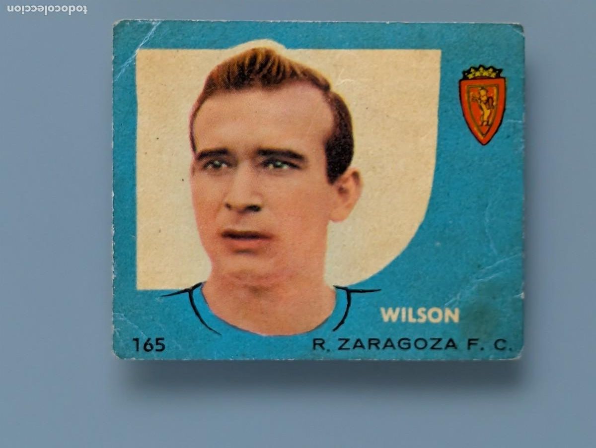 Cromos de Futebol: RARO CROMO WILSON ZARAGOZA ALBUM CAMPEONES 1958 BRUGUERA 1959 FOOTBALL 58/59 FUTBOL ARAGON