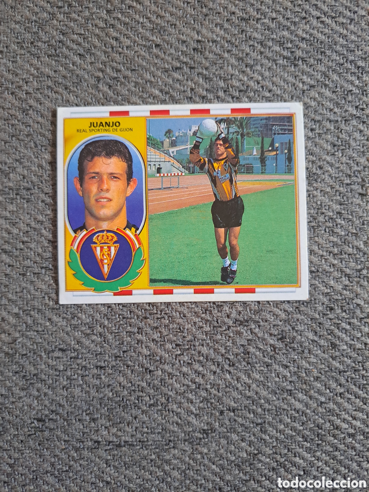 Cromos de Futebol: Juanjo (Coloca) Sporting de Gij&oacute;n. Liga Este 96-97