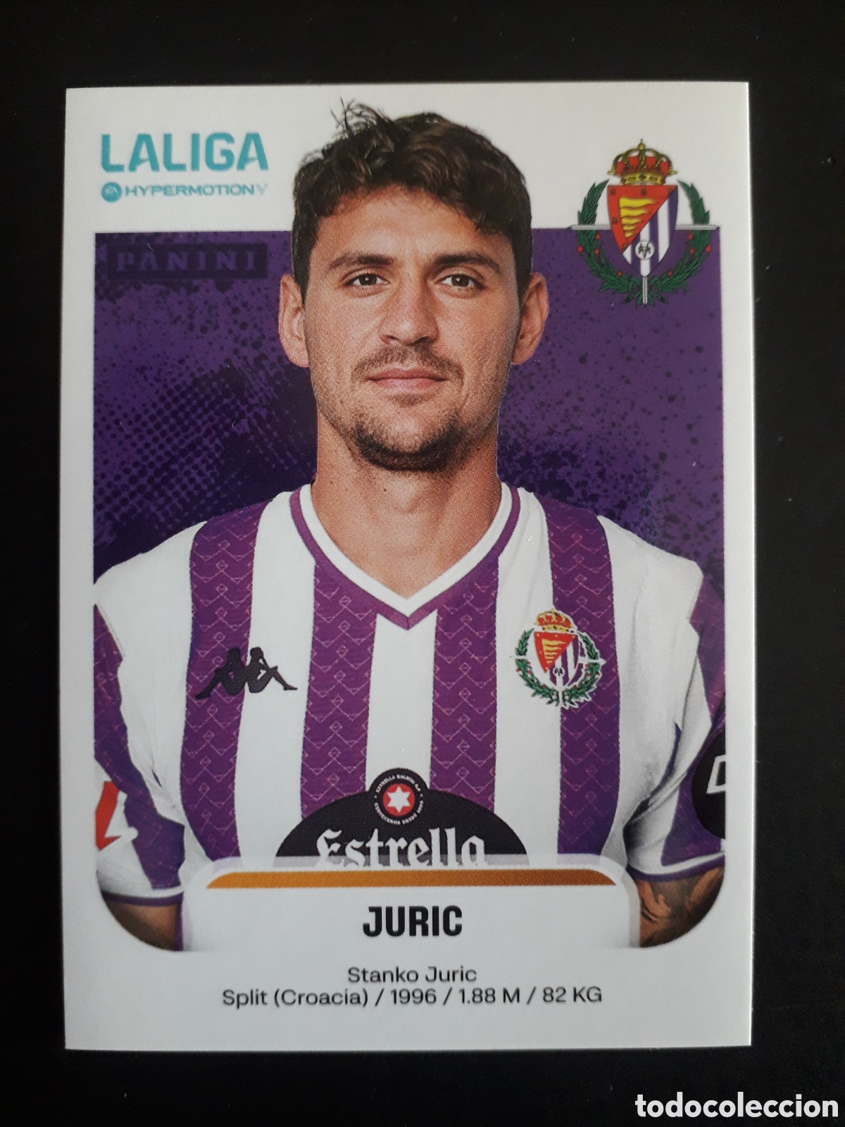 Cromos de f&uacute;tbol: JURIC VALLADOLID N&deg; 392 LALIGA HYPERMOTION 25 26 2025 2026 PANINI SIN PEGAR PEDIDO M&Iacute;NIMO 3&euro;.