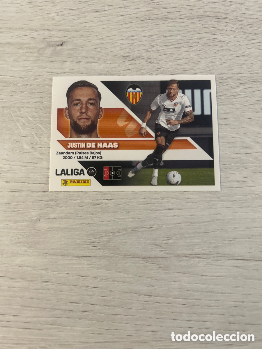 Cromos de f&uacute;tbol: De Haas 9 &Uacute;ltimos Fichajes Valencia Segunda 2 Edici&oacute;n Liga Este 2026/27 26-27 Panini