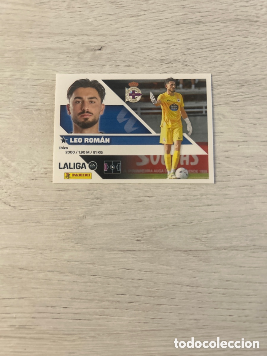 Cromos de f&uacute;tbol: Leo Rom&aacute;n 8 &Uacute;ltimos Fichajes Deportivo Segunda 2 Edici&oacute;n Liga Este 2026/27 26-27 Panini