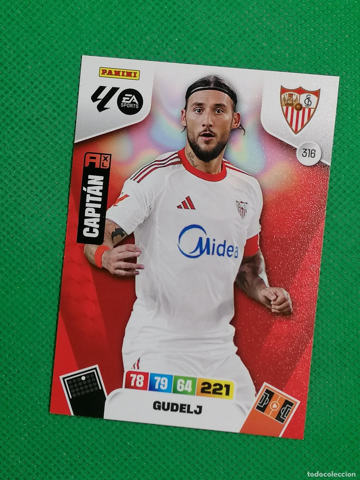 Football Stickers: 316 GUDELJ SEVILLA ⚽ LIGA ADRENALYN XL 2025 2026 25 26 ⚽
