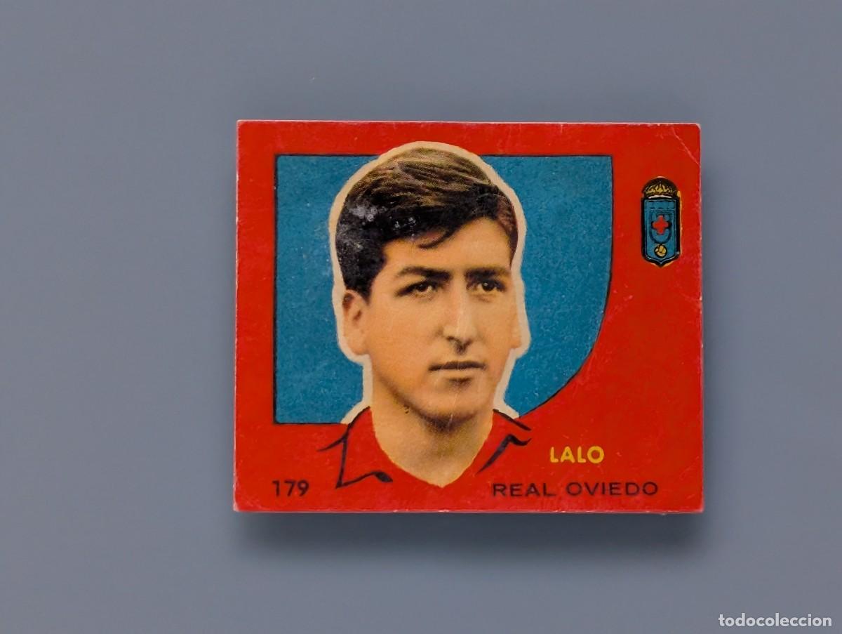 Football Stickers: RARO CROMO RARE CARD LALO OVIEDO 1958 1959 CAMPEONES BRUGUERA FOOTBALL FUTBOL ASTURIAS GIJON AVILES