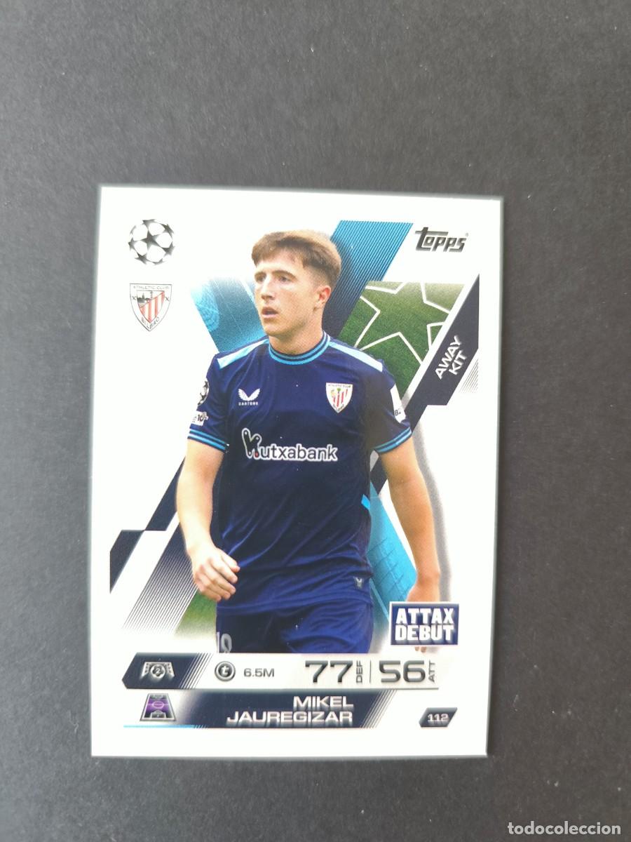 Football Stickers: 112 MIKEL JAUREGIZAR ATHLETIC BILBAO MATCH ATTAX EXTRA 2025 2026 25 26 TOPPS