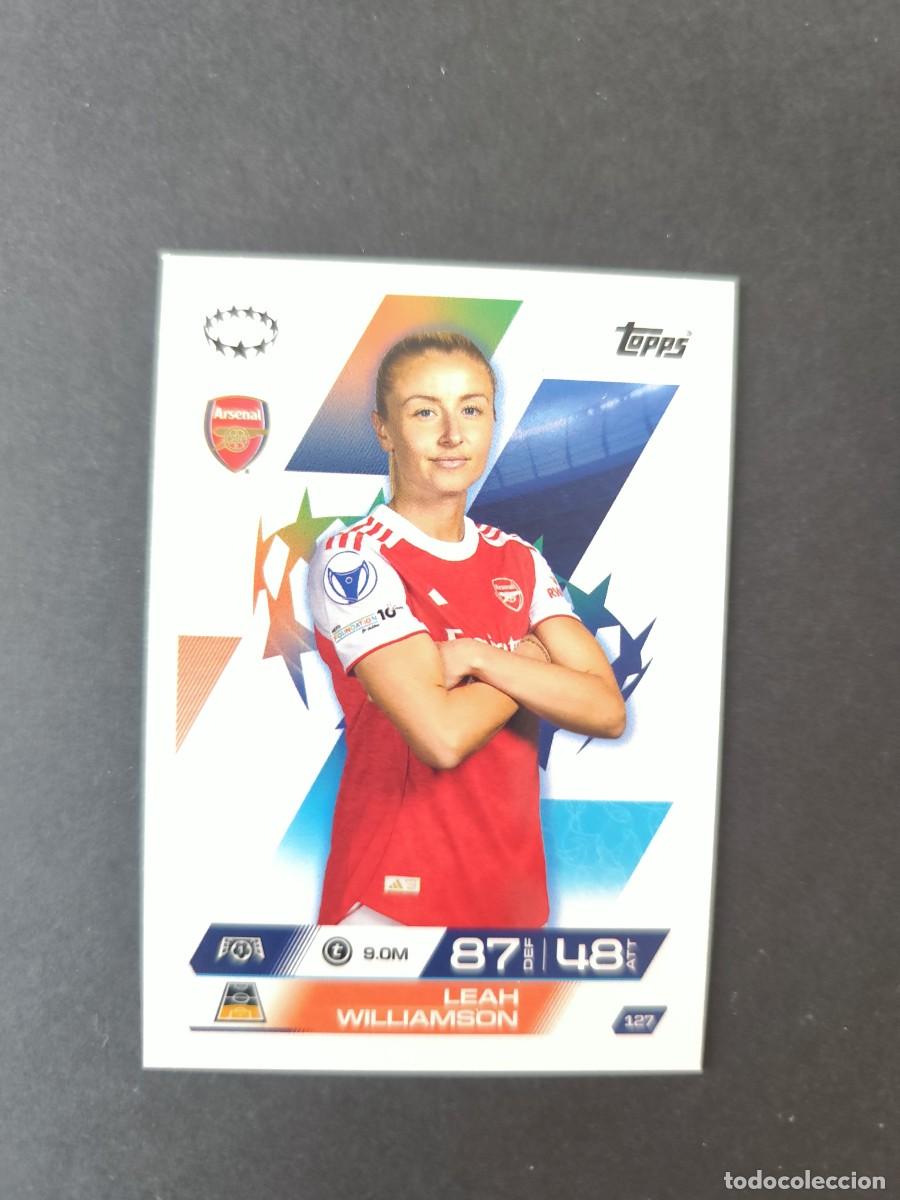 Football Stickers: 127 LEAH WILLIAMSON ARSENAL MATCH ATTAX EXTRA 2025 2026 25 26 TOPPS